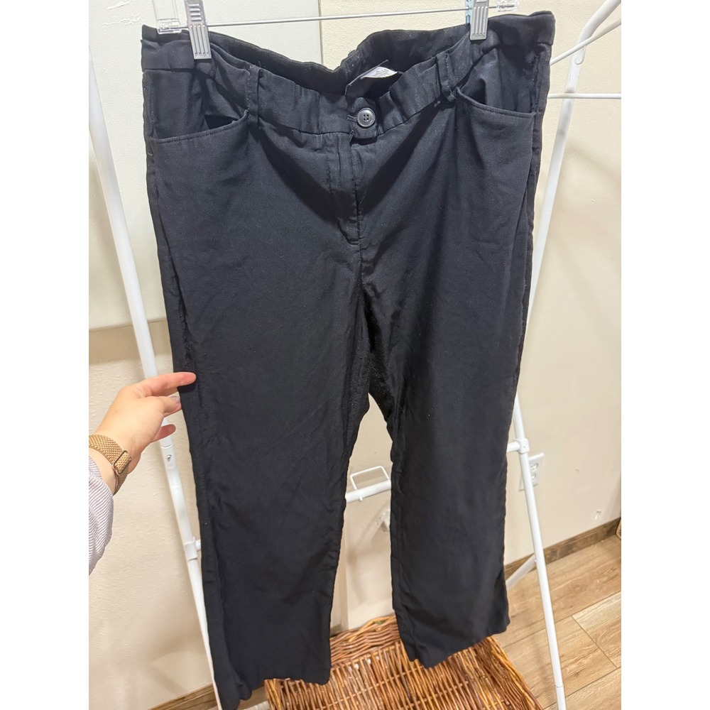 Lane Bryant Black Straight Leg Stretch Work Trousers Pants Womens Plus Size 20